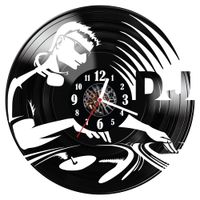 Zegar ścienny z płyty winylowej DJ 831.14