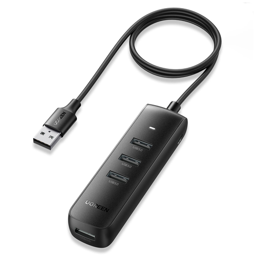 adapter 4w1 ugreen cm416 hub usb do 4x usb 1m (czarny) na Arena.pl
