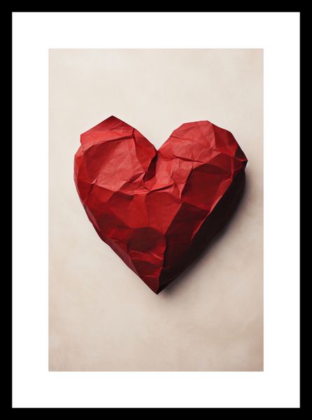 Plakat 20x30cm Kreślone Serce zdjęcie 3