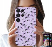 ETUI DO SAMSUNG GALAXY S24 ULTRA - MODNE WZORY WIDŁY SERCA KOKARDKI KOKARDA