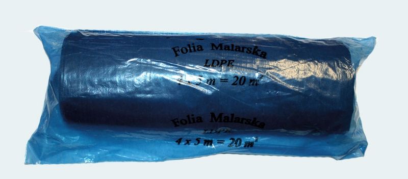 FOLIA MALARSKA 4*5M GRUBA zdjęcie 1