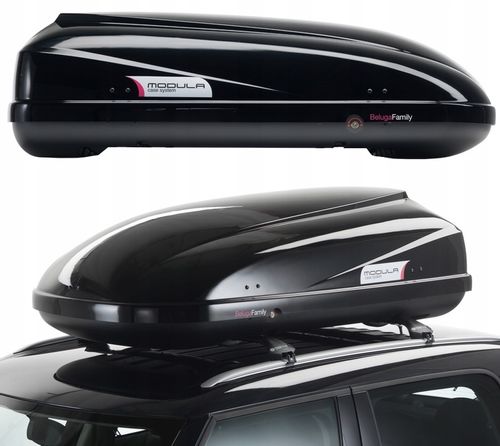 BOX DACHOWY BAGAŻNIK MODULA BELUGA 460L MOCS0328 CZARNY POŁYSK na Arena.pl