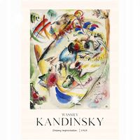 Plakat 59,4x42 A2 KANDINSKY abstrakcja artysta nowoczesny sztuka 20 WZORÓW