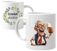 KUBEK Z NADRUKIEM PREZENT DZIEŃ DZIADKA URODZINY IMIENINY DZIADEK