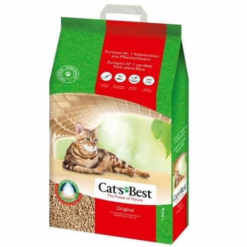 CAT'S BEST ORIGINAL żwirek dla kota 20L (4x5L) zdjęcie 1