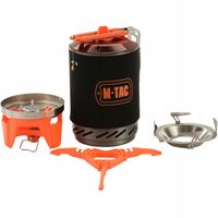 KUCHENKA TURYSTYCZNA GAZOWA PALNIK Z KOCIOŁKIEM M-TAC POLOWA BIWAK SURVIVAL