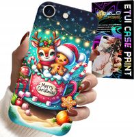 ETUI DO IPHONE SE / SE2 - RENIFER Z PIERNIKIEM MERRY CHRISTMAS
