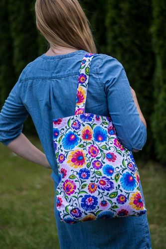 Torba na zakupy bawełniana shopperka torba shopper torba zakupowa łowicz na Arena.pl