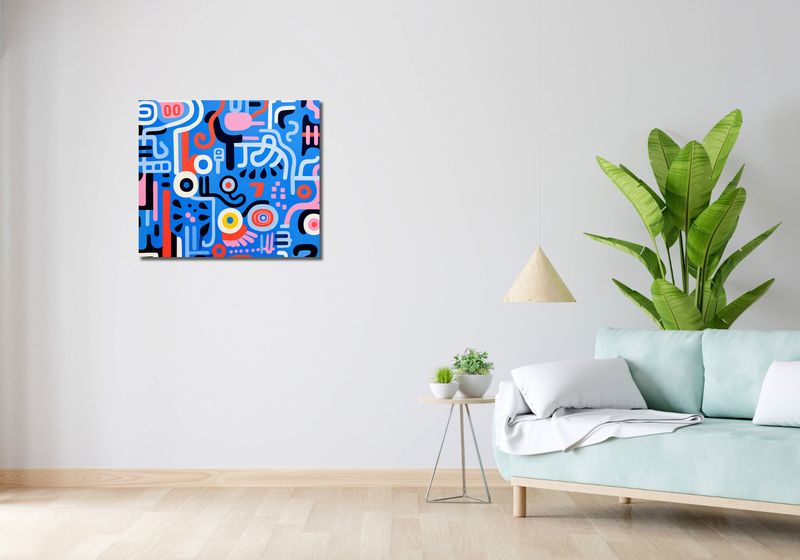 Obraz 70x60cm Rytmiczne Echo zdjęcie 2