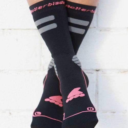 Skarpety Rollerblade High Performance Socks Black Coral 47-49 na Arena.pl