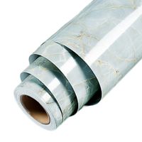 Folia Samoprzylepna Imitująca Marmur Wodoszczelna 40 x 300 cm Zielona