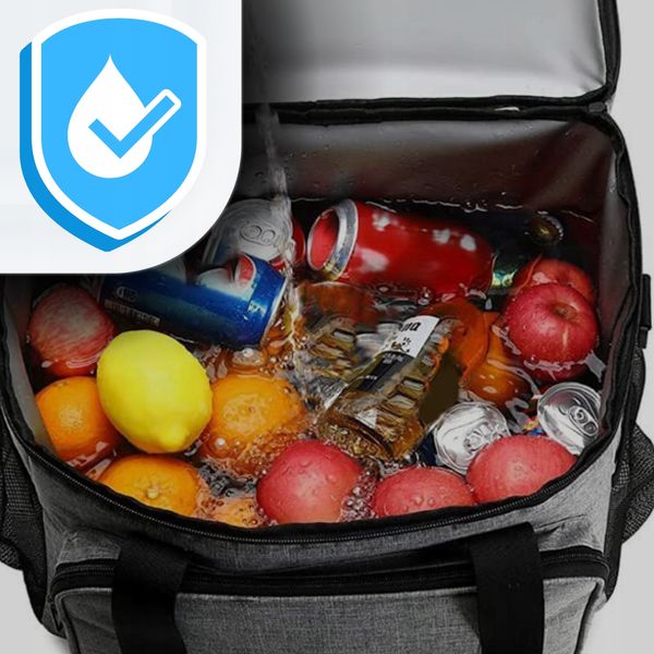 Torba Termiczna Śniadaniowa Duża Na Śniadanie Jedzenie Napoje Lunch zdjęcie 6