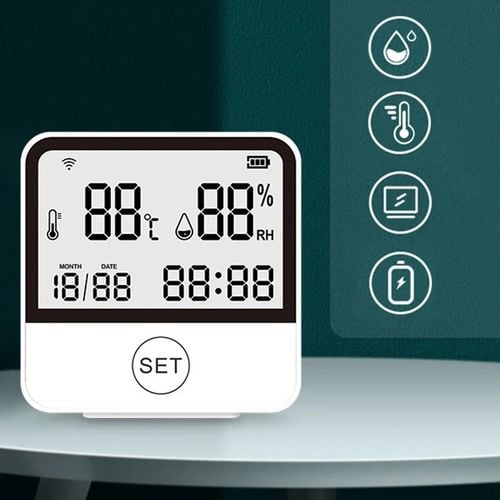 Stacja pogodowa WiFi Termometr Higrometr ZDALNY DOSTĘP Zegar Aplikacja na Arena.pl