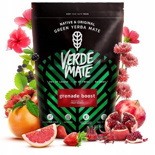 Yerba Verde Mate Green Grenade Boost 0,5kg 500g zdjęcie 1