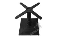 NOGA STOŁU G01 - NISKA Z KRZYŻAKIEM KWADRATOWA STOPNIOWANA  PODSTAWA STÓŁ ŻELIWNA