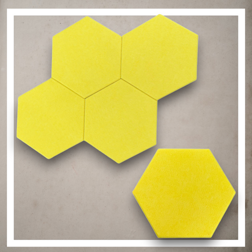Panele Ścienne Filcowe 3D Heksagon Zagłówek Samoprzylepne Akustyczne Soft na Arena.pl
