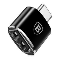 adapter przejściówka ze złącza usb na usb-c otg - czarny