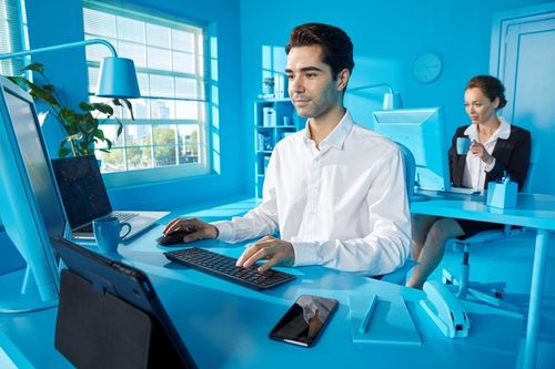 Klawiatura Myszka Zestaw Bezprzewodowy RAPOO czarny 8000M na Arena.pl