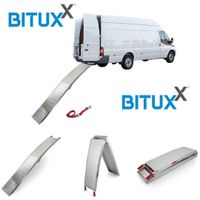 14446 RAMPA NAJAZD POJEDYNCZY + PAS ZABEZPIECZAJĄCY BITUXX ALU 340KG