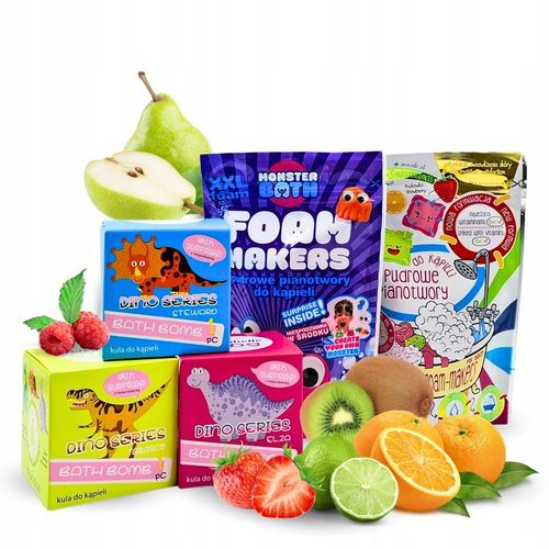 Zestaw do kąpieli dla dzieci Pianotwory i kule do kąpieli z zabawkami na Arena.pl