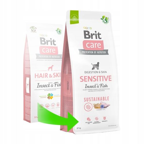 BRIT CARE Sustainable Sensitive Insect & Fish 12kg na Arena.pl