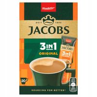 Jacobs 3in1 Oryginal Rozpuszczalny napój kawowy 252 g (20 x 12,6 g)