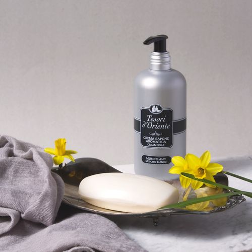 Tesori D`oriente Mydło W Kostce Muschio Bianco 125 na Arena.pl