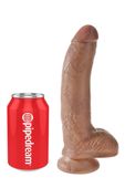 king cock 9 inch cock with balls tan