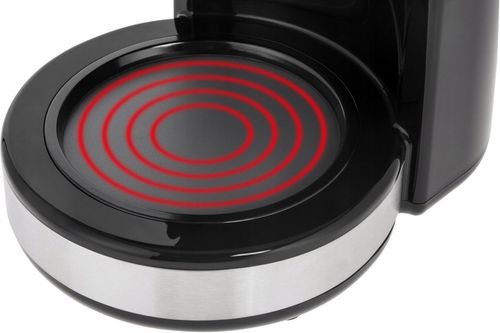 Ekspres do kawy przelewowy 1,5L 1000W szklany podtrzymanie temp Teesa na Arena.pl