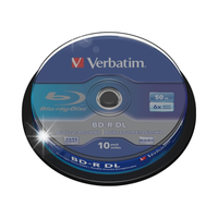 Płyty Blu-Ray Verbatim BD-R DL 50GB Cake (10 szt.)