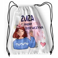 Plecak Sportowy Szkolny Dla Zuzy Córki Dziecka Z Nadrukiem Ze Zdjęciem