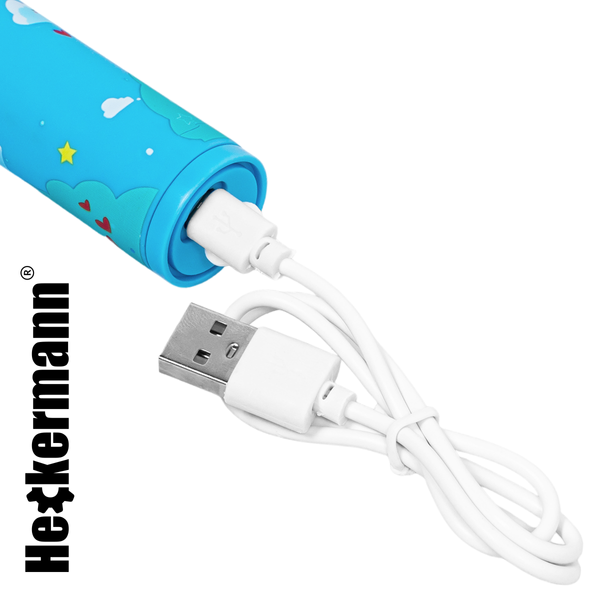 Szczoteczka do zębów dla dzieci Heckermann S1 Niebieska zdjęcie 6