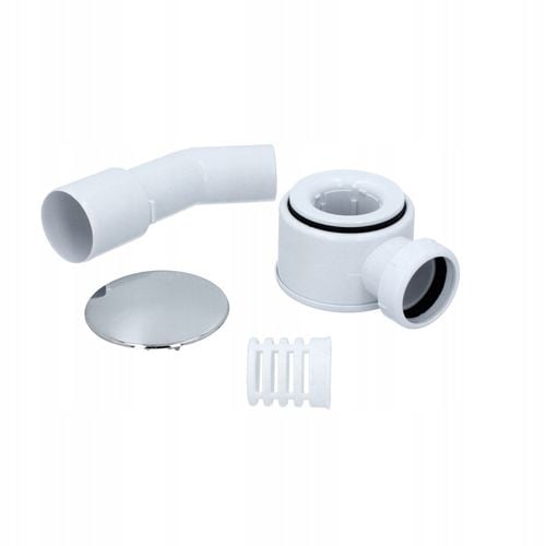 Syfon Brodzika 50 mm CZYSZCZONY GÓRY Odpływ Prysznica Wanny Niski na Arena.pl