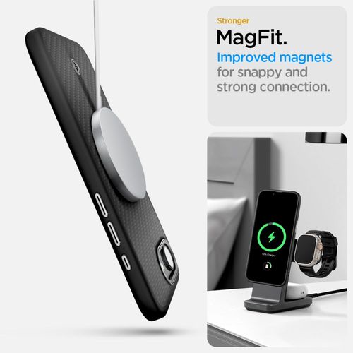 spigen enzo aramid mag magsafe iphone 16e matte black na Arena.pl