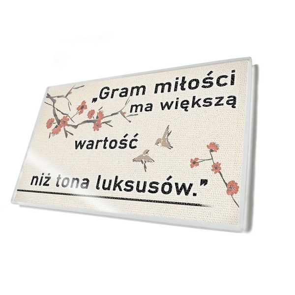 Gram miłości - magnes szklany zdjęcie 2