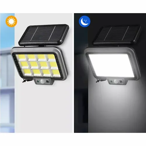 Halogen Solarny 30W Pilot, Czujnik Ruchu I Zmierzchu 8Cob na Arena.pl