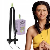 GLOV Lokówka do kręcenia fal i loków bez ciepła, z pianką memory, czarna