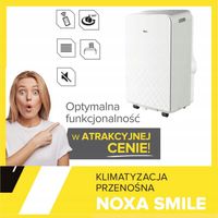 Klimatyzacja Przenośna 2,6 kW WHEPA bez montażu Noxa Smile Midea Rotenso