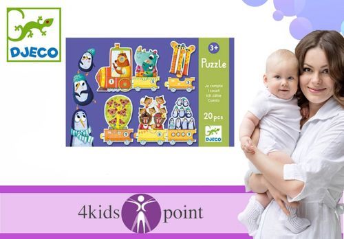 Puzzle pociag Djeco na Arena.pl