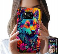 ETUI DO XIAOMI POCO X3 - KOLOROWE WZORY, WILK WATAHA SWORA CASE