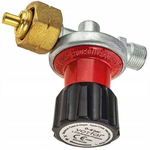 REDUKTOR GAZU REGULACJĄ CIŚNIENIA 0,5-4 BAR PROPAN BUTAN DO BUTLI PALNIKÓW na Arena.pl