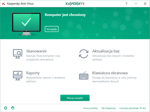 Kaspersky Anti-Virus 5 komputerów / 2 lata na Arena.pl