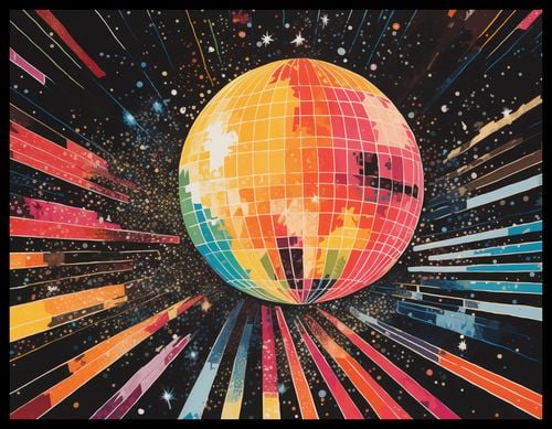 Plakat 65x50cm Disco Gra! na Arena.pl