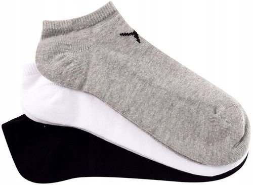 9 PAR PUMA SKARPETY STOPKI MULTI BIAŁY CZARNY SZARY 39-42 na Arena.pl