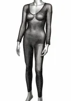 calexotics radiance plus size bodystocking z siateczki z kryształkami 3xl