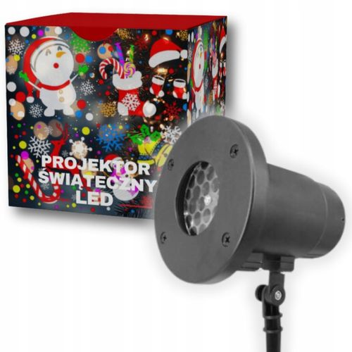 PROJEKTOR ŚWIĄTECZNY LED NA ZEWNĄTRZ BAŁWANEK LED PROJEKTOR KOLOROWY na Arena.pl