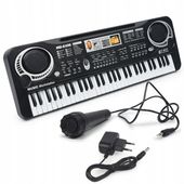 Keyboard Pianino Organy Dzieci Pianinko + Mikrofon