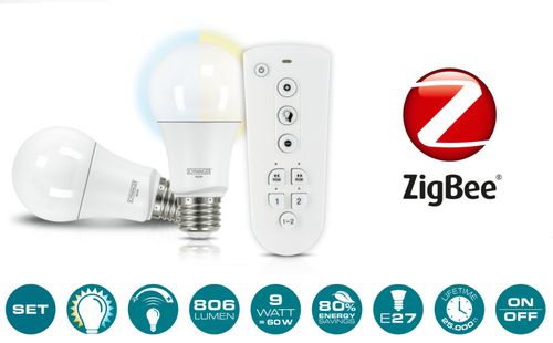 Zestaw żarówek Schwaiger HALSET200 E27 9W ZigBee na Arena.pl