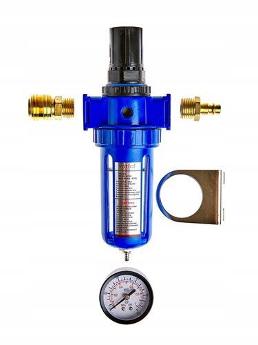 REDUKTOR CIŚNIENIA FILTR POWIETRZA ODWADNIACZ REGULATOR 1/2 10BAR KOMPRESOR na Arena.pl