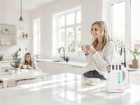 CZAJNIK ELEKTRYCZNY BEZPRZEWODOWY 0,8L BIAŁY MAŁY TURYSTYCZNY 1000 W